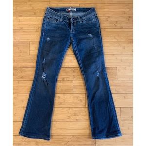 BKE Flare Low Rise Jeans- Stella